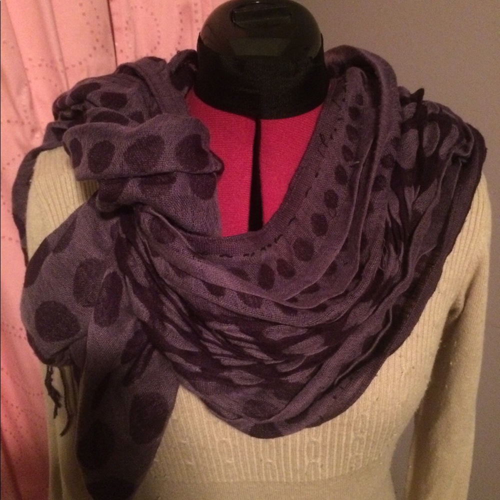 Deep purple scarf